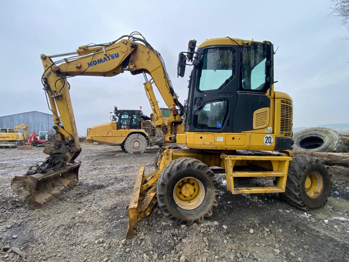 Komatsu PW118MR-8 - Mobilbagger: das Bild 1 Komatsu PW118MR-8 - Mobilbagger: das Bild 1