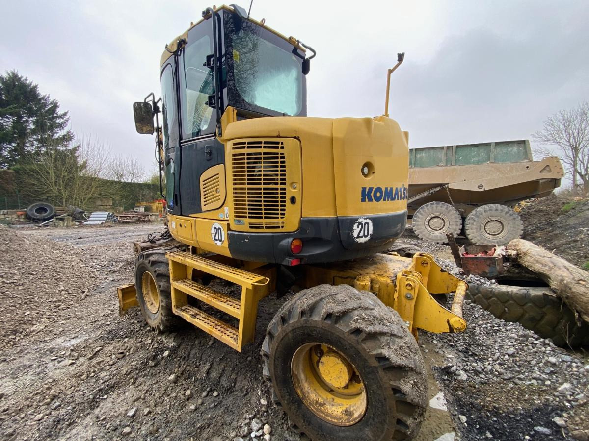 Komatsu PW118MR-8 - Mobilbagger: das Bild 4 Komatsu PW118MR-8 - Mobilbagger: das Bild 4
