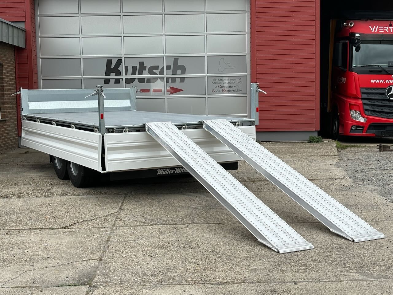 Müller-Mitteltal KA-TA-R 11,9/024 Breitreifen, Alu-Rampen, LED - Kipper Anhänger: das Bild 1 Müller-Mitteltal KA-TA-R 11,9/024 Breitreifen, Alu-Rampen, LED - Kipper Anhänger: das Bild 1