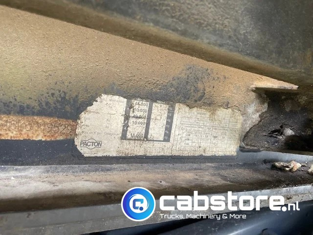Pritschenauflieger/ Plattformauflieger Pacton T3-003 3-assige stenen oplegger 2-assen gestuurd + Kennis  Type 14.000 loopkraan - Rotator - stenenklem: das Bild 7