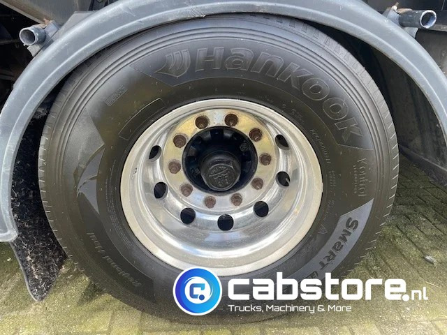 Pritschenauflieger/ Plattformauflieger Pacton T3-003 3-assige stenen oplegger 2-assen gestuurd + Kennis  Type 14.000 loopkraan - Rotator - stenenklem: das Bild 10