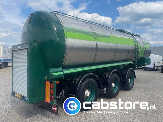 Lako T343 Tank-trailer LAKO T343 Tankoplegger RVS - Bouwjaar 2000 - SAF assen - Gestuurd - Laadvermogen 34.880 kg - Tankanhänger: das Bild 5 Lako T343 Tank-trailer LAKO T343 Tankoplegger RVS - Bouwjaar 2000 - SAF assen - Gestuurd - Laadvermogen 34.880 kg - Tankanhänger: das Bild 5