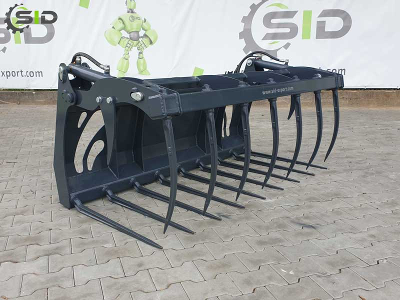 SID KROKODYL / KROKODILZANGE / BMS / Fourche crocodile / Manure Fork With Grapple 1,0 m - Gabel für Greifer: das Bild 1 SID KROKODYL / KROKODILZANGE / BMS / Fourche crocodile / Manure Fork With Grapple 1,0 m - Gabel für Greifer: das Bild 1