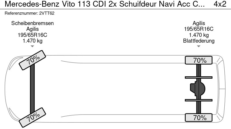 Mercedes-Benz Vito 113 CDI 2x Schuifdeur Navi Acc Cruise 1e Eigenaar Origi NL VERKOCHT! - Kleintransporter: das Bild 5 Mercedes-Benz Vito 113 CDI 2x Schuifdeur Navi Acc Cruise 1e Eigenaar Origi NL VERKOCHT! - Kleintransporter: das Bild 5