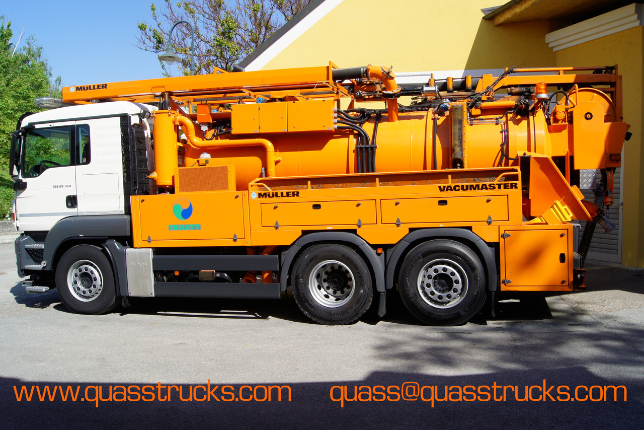 MAN TGS 28.360 BL 6x2-4/MÜLLER-KOMBI + Funk/TÜV/Euro5 - Saug-/ Spülfahrzeug: das Bild 2 MAN TGS 28.360 BL 6x2-4/MÜLLER-KOMBI + Funk/TÜV/Euro5 - Saug-/ Spülfahrzeug: das Bild 2