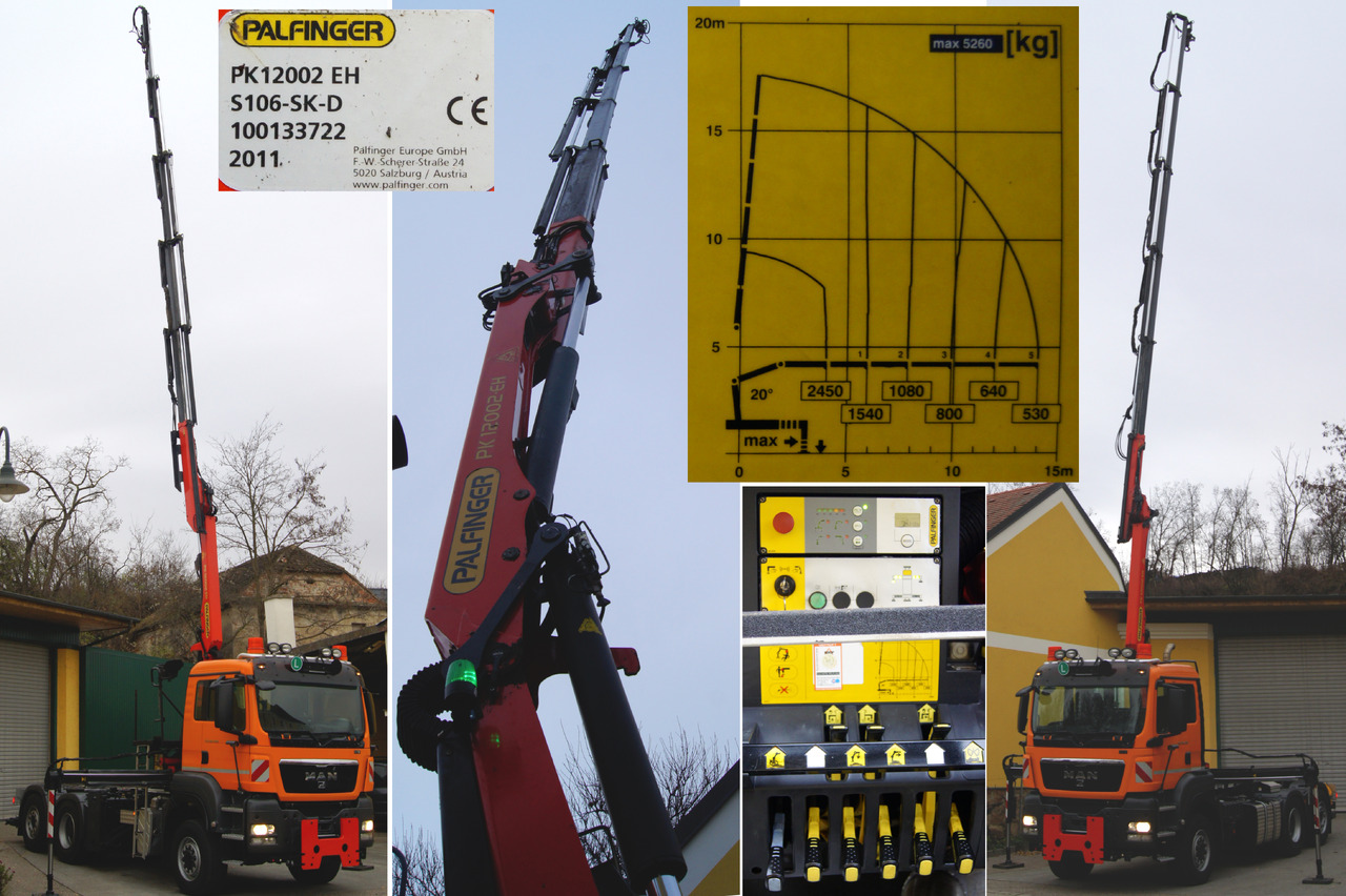 Schneeräumfahrzeug, Autokran MAN TGS 28.400 BL 6x4-4/PK 12002 D/PALIFT/Winterdienst/Streuer/Pflug [ Copy ]: das Bild 16