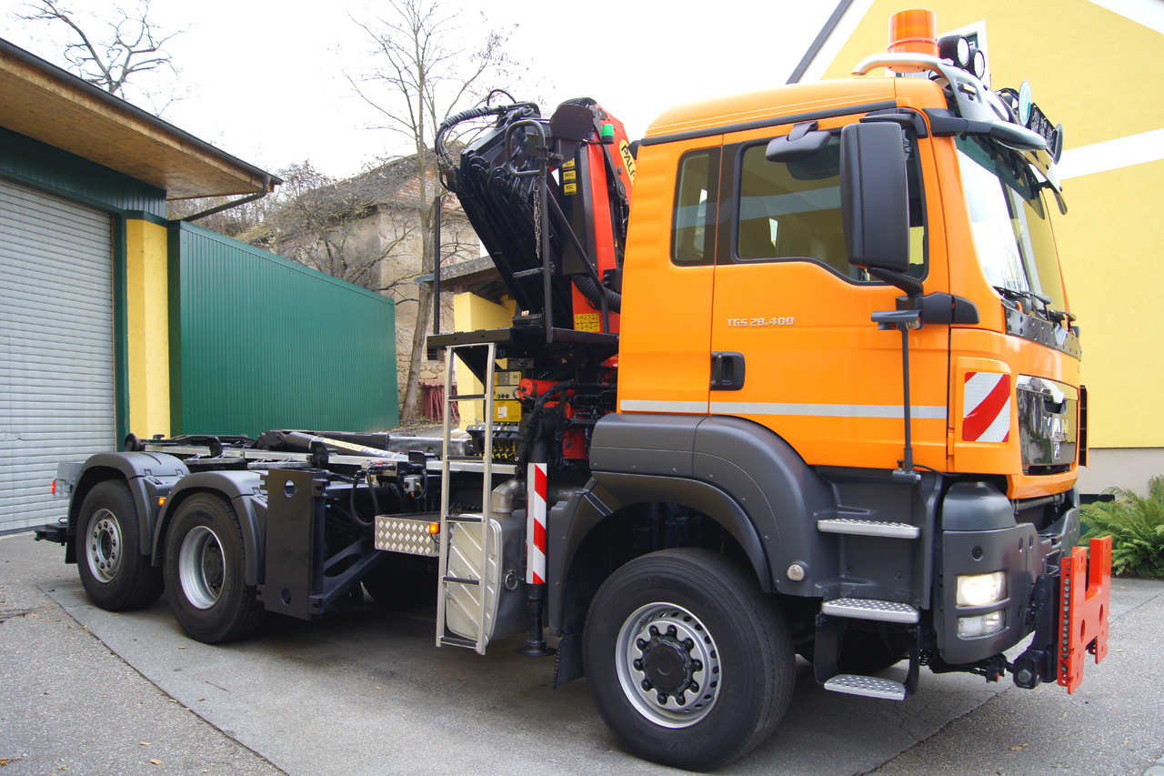 Schneeräumfahrzeug, Autokran MAN TGS 28.400 BL 6x4-4/PK 12002 D/PALIFT/Winterdienst/Streuer/Pflug [ Copy ]: das Bild 6