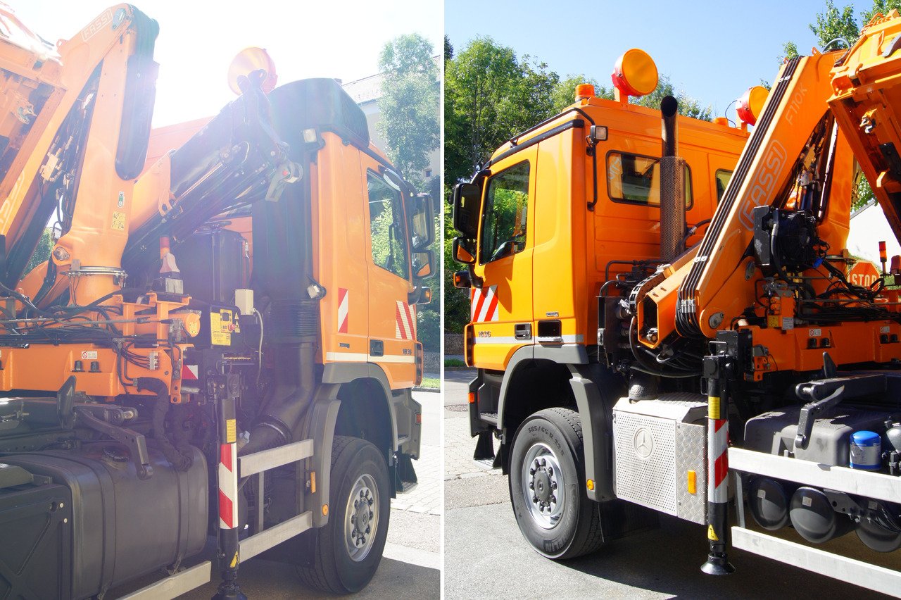 MERCEDES-BENZ ACTROS 1836 /4x4/TÜV/FASSI 110/MEILLER/Winterdienst/Wechselsystem - Schneeräumfahrzeug: das Bild 5 MERCEDES-BENZ ACTROS 1836 /4x4/TÜV/FASSI 110/MEILLER/Winterdienst/Wechselsystem - Schneeräumfahrzeug: das Bild 5