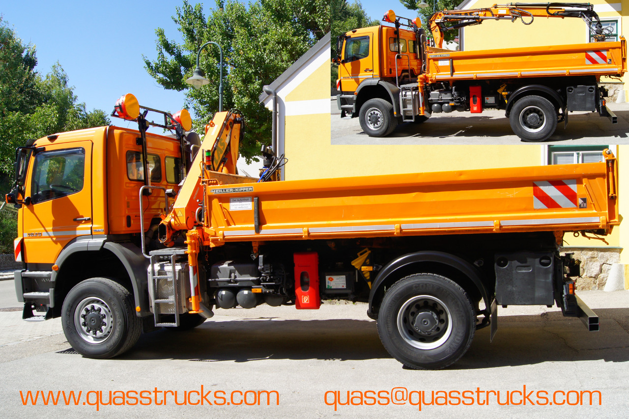 MERCEDES-BENZ AXOR 1829 4x4/EURO 5/ATLAS 65.2/MEILLER/Winterdienst - Kipper, Autokran: das Bild 3 MERCEDES-BENZ AXOR 1829 4x4/EURO 5/ATLAS 65.2/MEILLER/Winterdienst - Kipper, Autokran: das Bild 3