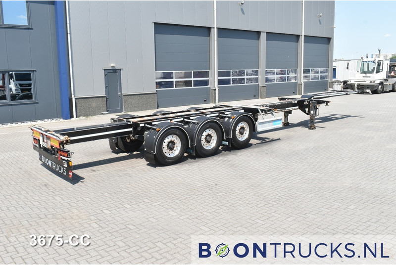 D-Tec FLEXITRAILER | 2x20-30-40-45ft HC * BPW / DISC * ALCOA * 3x EXTENDABLE - Container/ Wechselfahrgestell Auflieger: das Bild 2 D-Tec FLEXITRAILER | 2x20-30-40-45ft HC * BPW / DISC * ALCOA * 3x EXTENDABLE - Container/ Wechselfahrgestell Auflieger: das Bild 2