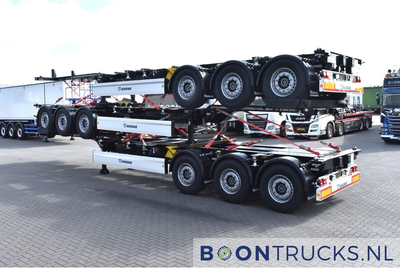 Krone SD BOX LINER NEW / UNREGISTERED | 2x20-40-45ft * LIFT AXLE * DISC BRAKES - Container/ Wechselfahrgestell Auflieger: das Bild 2 Krone SD BOX LINER NEW / UNREGISTERED | 2x20-40-45ft * LIFT AXLE * DISC BRAKES - Container/ Wechselfahrgestell Auflieger: das Bild 2