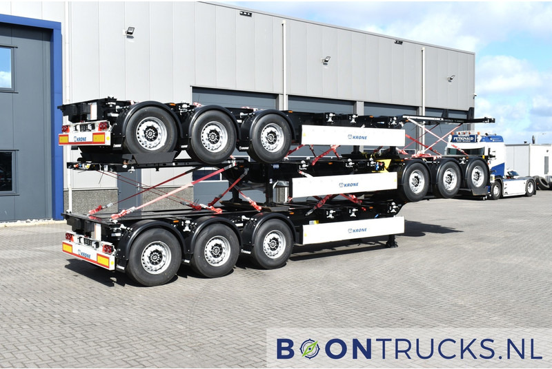 Krone SD BOX LINER NEW / UNREGISTERED | 2x20-40-45ft * LIFT AXLE * DISC BRAKES - Container/ Wechselfahrgestell Auflieger: das Bild 1 Krone SD BOX LINER NEW / UNREGISTERED | 2x20-40-45ft * LIFT AXLE * DISC BRAKES - Container/ Wechselfahrgestell Auflieger: das Bild 1