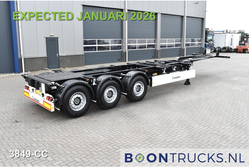 Krone SD BOX LINER NEW / UNREGISTERED | 2x20-40-45ft * LIFT AXLE * DISC BRAKES - Container/ Wechselfahrgestell Auflieger: das Bild 1 Krone SD BOX LINER NEW / UNREGISTERED | 2x20-40-45ft * LIFT AXLE * DISC BRAKES - Container/ Wechselfahrgestell Auflieger: das Bild 1