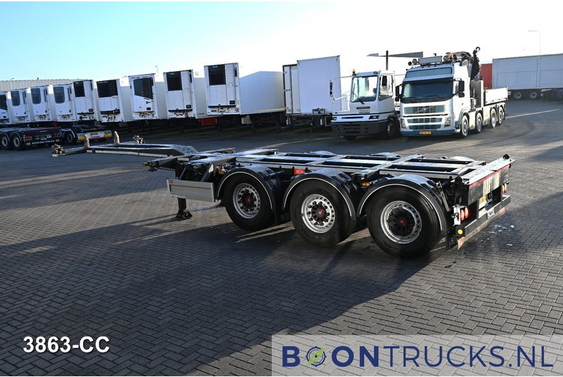 Pacton ET3 | 2x20-30-40-45ft HC * LIFT AXLE * 2x EXTENDABLE * NL TRAINER * APK 09-2026 - Container/ Wechselfahrgestell Auflieger: das Bild 3 Pacton ET3 | 2x20-30-40-45ft HC * LIFT AXLE * 2x EXTENDABLE * NL TRAINER * APK 09-2026 - Container/ Wechselfahrgestell Auflieger: das Bild 3