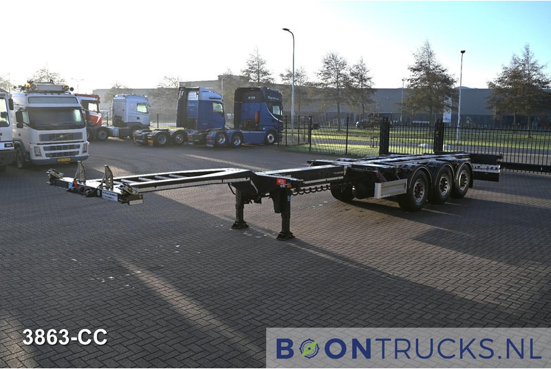 Pacton ET3 | 2x20-30-40-45ft HC * LIFT AXLE * 2x EXTENDABLE * NL TRAINER * APK 09-2026 - Container/ Wechselfahrgestell Auflieger: das Bild 5 Pacton ET3 | 2x20-30-40-45ft HC * LIFT AXLE * 2x EXTENDABLE * NL TRAINER * APK 09-2026 - Container/ Wechselfahrgestell Auflieger: das Bild 5