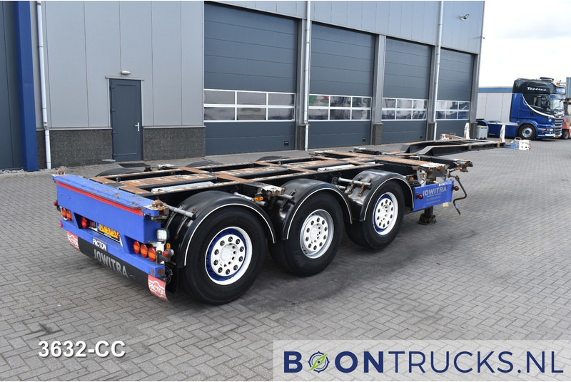 Pacton T3-010 | 2x20-30-40-45ft HC * LIFT AXLE * SAF/DISC * NL TRAILER * APK 10-2025 - Container/ Wechselfahrgestell Auflieger: das Bild 1 Pacton T3-010 | 2x20-30-40-45ft HC * LIFT AXLE * SAF/DISC * NL TRAILER * APK 10-2025 - Container/ Wechselfahrgestell Auflieger: das Bild 1