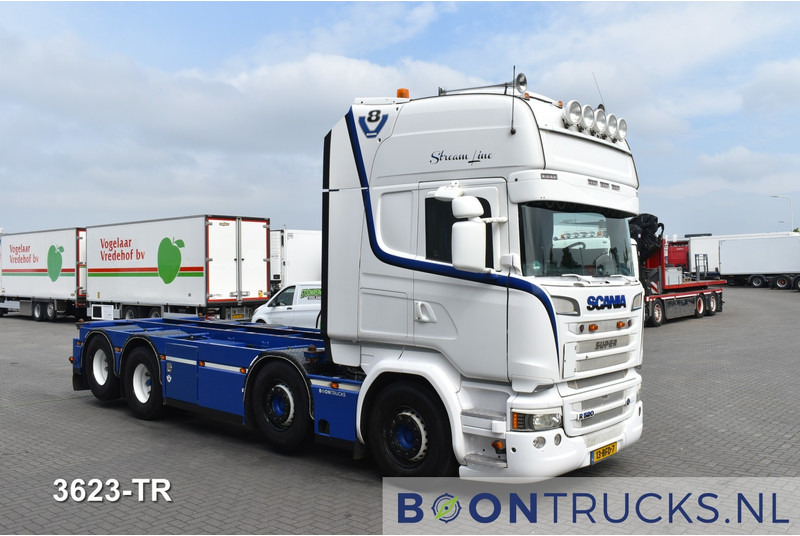 Scania R520 8 x 2 | 20ft * V8 * RETARDER * NL TRUCK * APK 08-2025 * TOP CONDITION * VOGELZANG 2025 * - Containerwagen/ Wechselfahrgestell LKW: das Bild 4 Scania R520 8 x 2 | 20ft * V8 * RETARDER * NL TRUCK * APK 08-2025 * TOP CONDITION * VOGELZANG 2025 * - Containerwagen/ Wechselfahrgestell LKW: das Bild 4