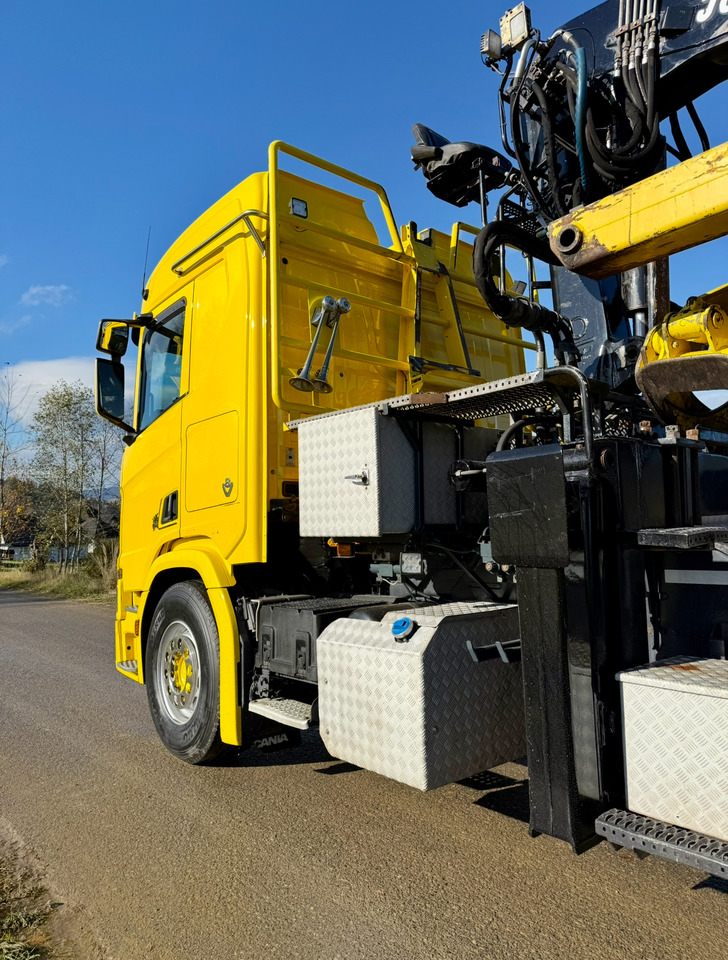 SCANIA R650 - Holztransporter, Autokran: das Bild 5 SCANIA R650 - Holztransporter, Autokran: das Bild 5