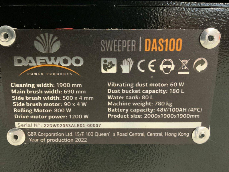NEU: Kehrmaschine Daewoo DAS100: das Bild 14