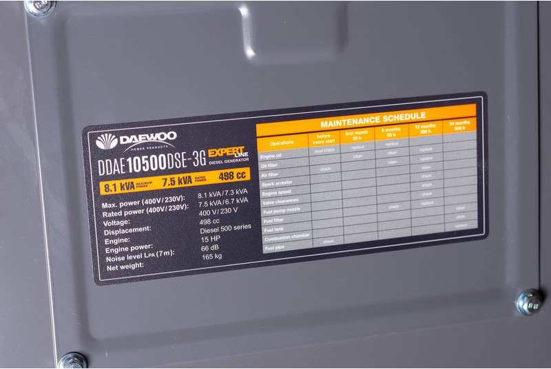 NEU: Stromgenerator Daewoo DDAE10500DSE-3G: das Bild 10