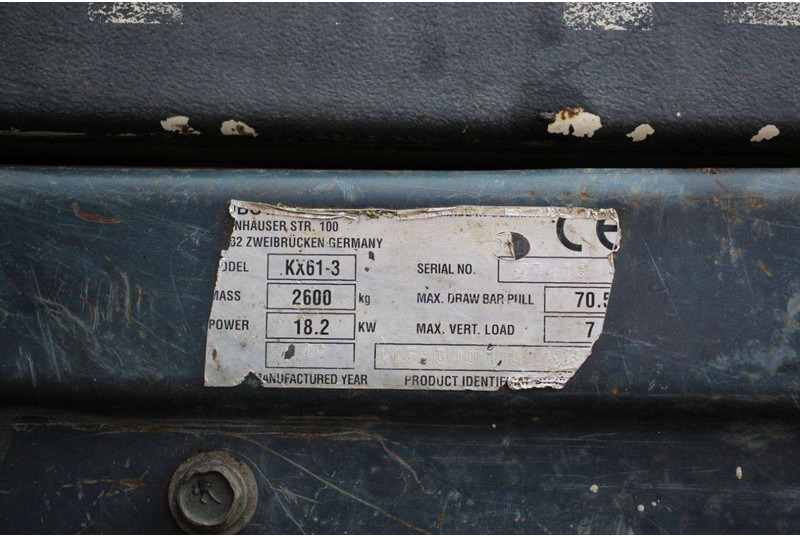 Kettenbagger Kubota KX61-3: das Bild 15 Kettenbagger Kubota KX61-3: das Bild 15