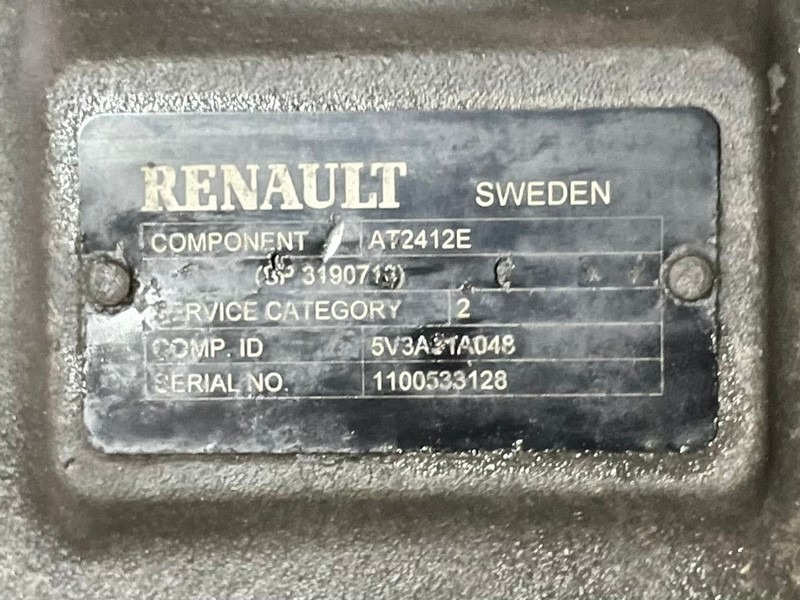 CUTIE DE VITEZE AUTOMATA RENAULT T AT2412E 3190713 - Getriebe für LKW: das Bild 5 CUTIE DE VITEZE AUTOMATA RENAULT T AT2412E 3190713 - Getriebe für LKW: das Bild 5