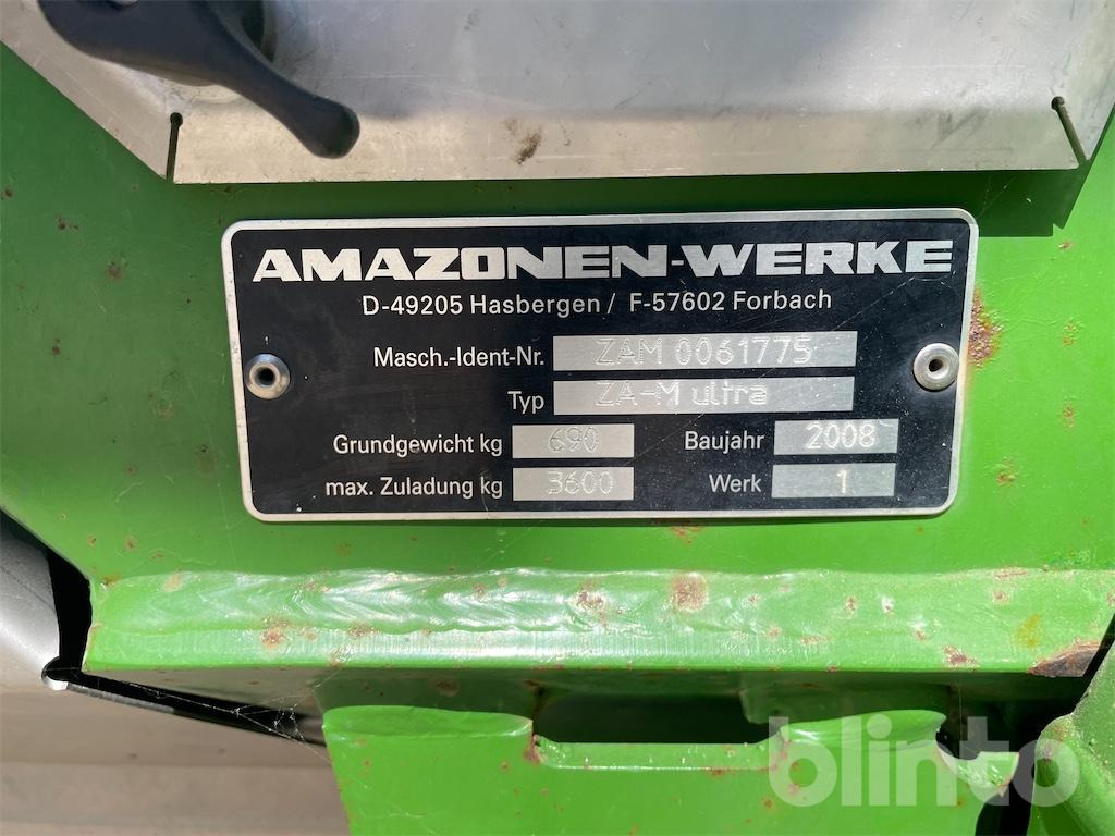 Amazone ZA-M Ultra 3.000 - Düngerstreuer: das Bild 5 Amazone ZA-M Ultra 3.000 - Düngerstreuer: das Bild 5