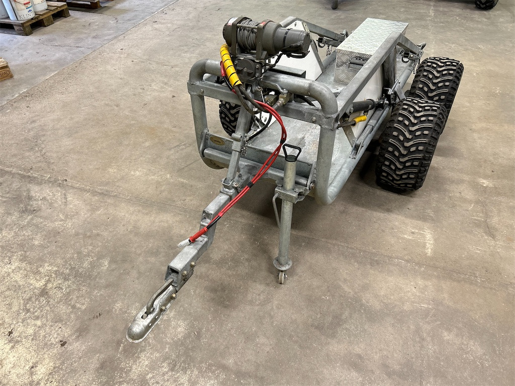 Med hydrauliskt höj och sänkbar boggie - Forsttechnik, Anhänger: das Bild 4 Med hydrauliskt höj och sänkbar boggie - Forsttechnik, Anhänger: das Bild 4