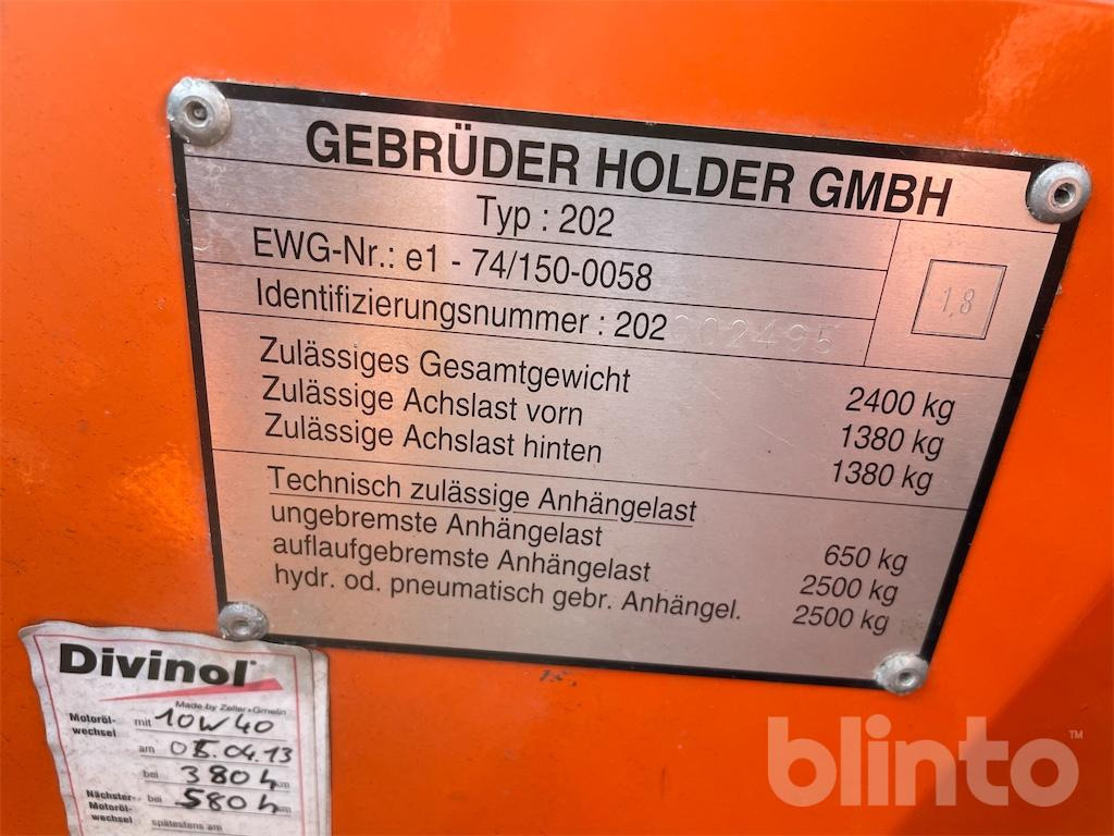 Holder 202 (2007) - Schneeräumfahrzeug: das Bild 5 Holder 202 (2007) - Schneeräumfahrzeug: das Bild 5