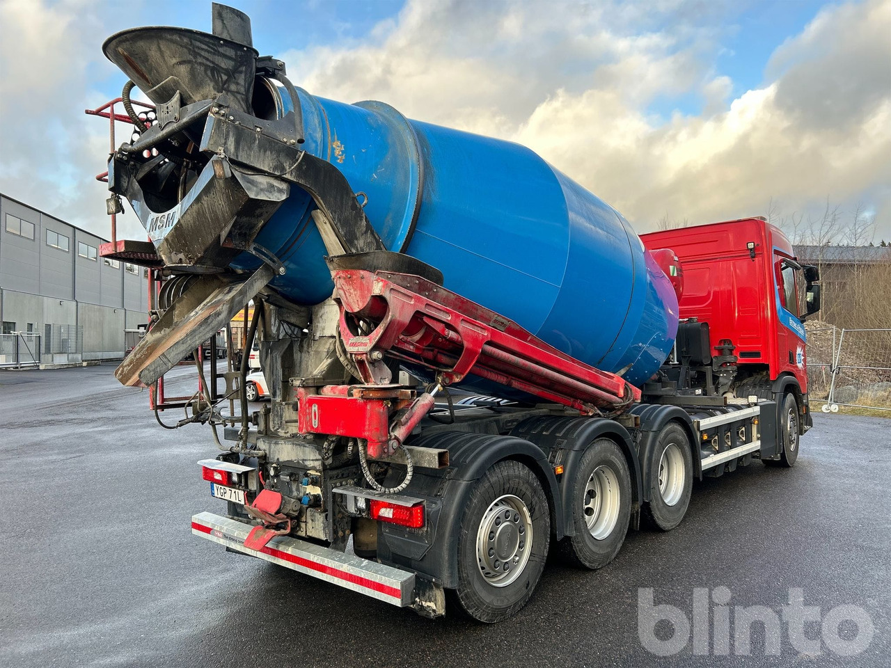 SCANIA R410B 8x4 Betongbil med Lastväxlare CNG Gas - Fahrmischer: das Bild 3 SCANIA R410B 8x4 Betongbil med Lastväxlare CNG Gas - Fahrmischer: das Bild 3