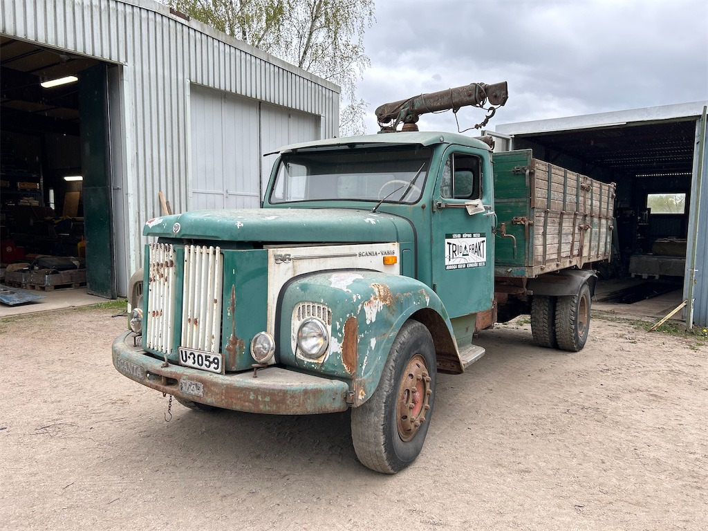 Scania Vabis L56 - Pritsche LKW, Autokran: das Bild 1 Scania Vabis L56 - Pritsche LKW, Autokran: das Bild 1