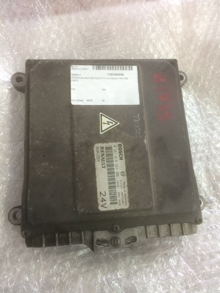 CENTRALINA MOTORE EDC - RENAULT PREMIUM - RIF. RENAULT 5010412381A - RIF. BOSCH 0281010464 - Steuergerät: das Bild 1 CENTRALINA MOTORE EDC - RENAULT PREMIUM - RIF. RENAULT 5010412381A - RIF. BOSCH 0281010464 - Steuergerät: das Bild 1