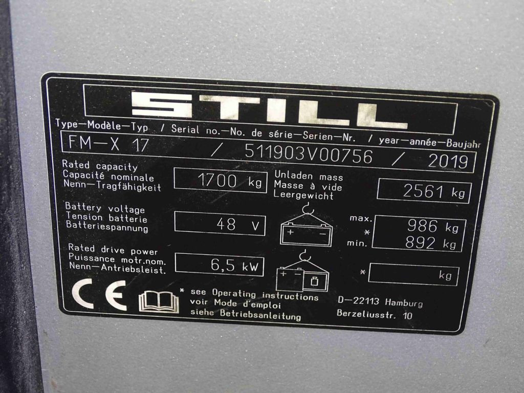 Still FM-X17 - Schubmaststapler: das Bild 5 Still FM-X17 - Schubmaststapler: das Bild 5