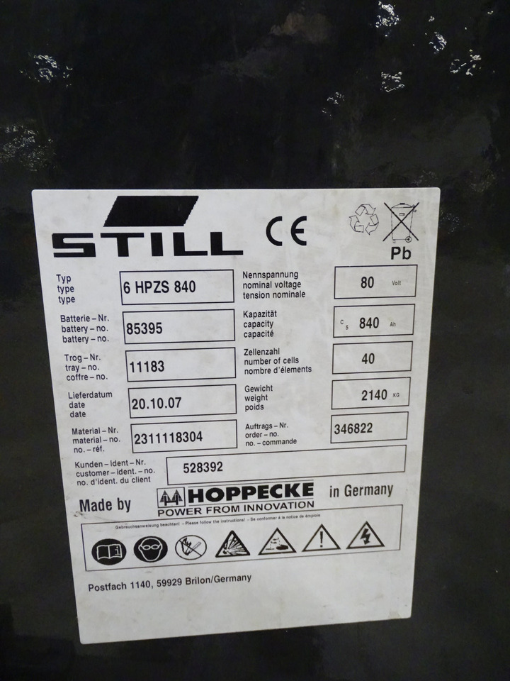 Still R60-45 - Elektrostapler: das Bild 5 Still R60-45 - Elektrostapler: das Bild 5