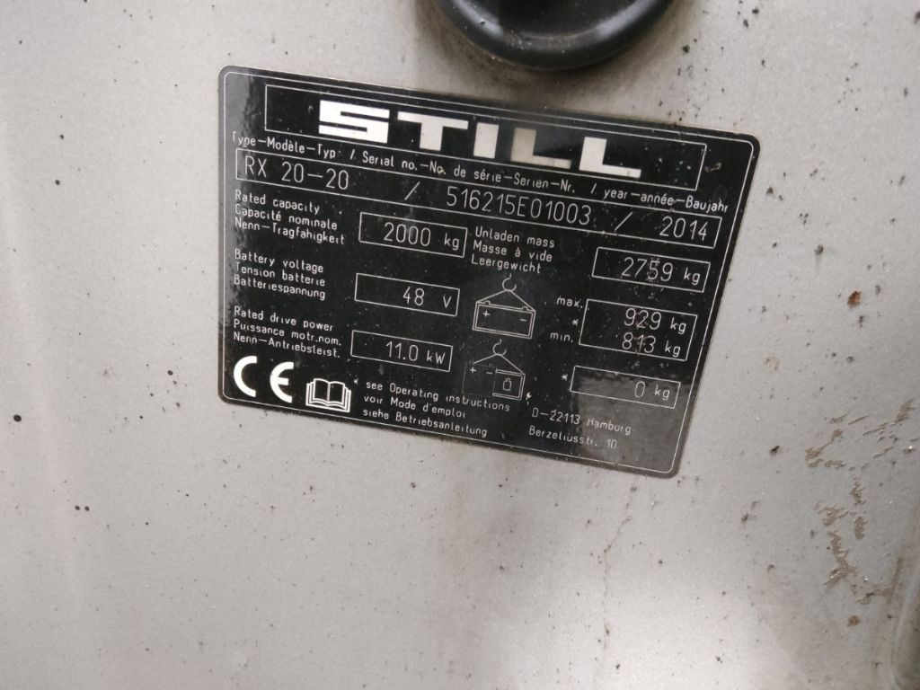Elektrostapler Still RX20-20: das Bild 9