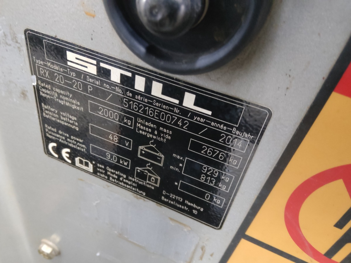 Still RX20-20P - Elektrostapler: das Bild 5 Still RX20-20P - Elektrostapler: das Bild 5