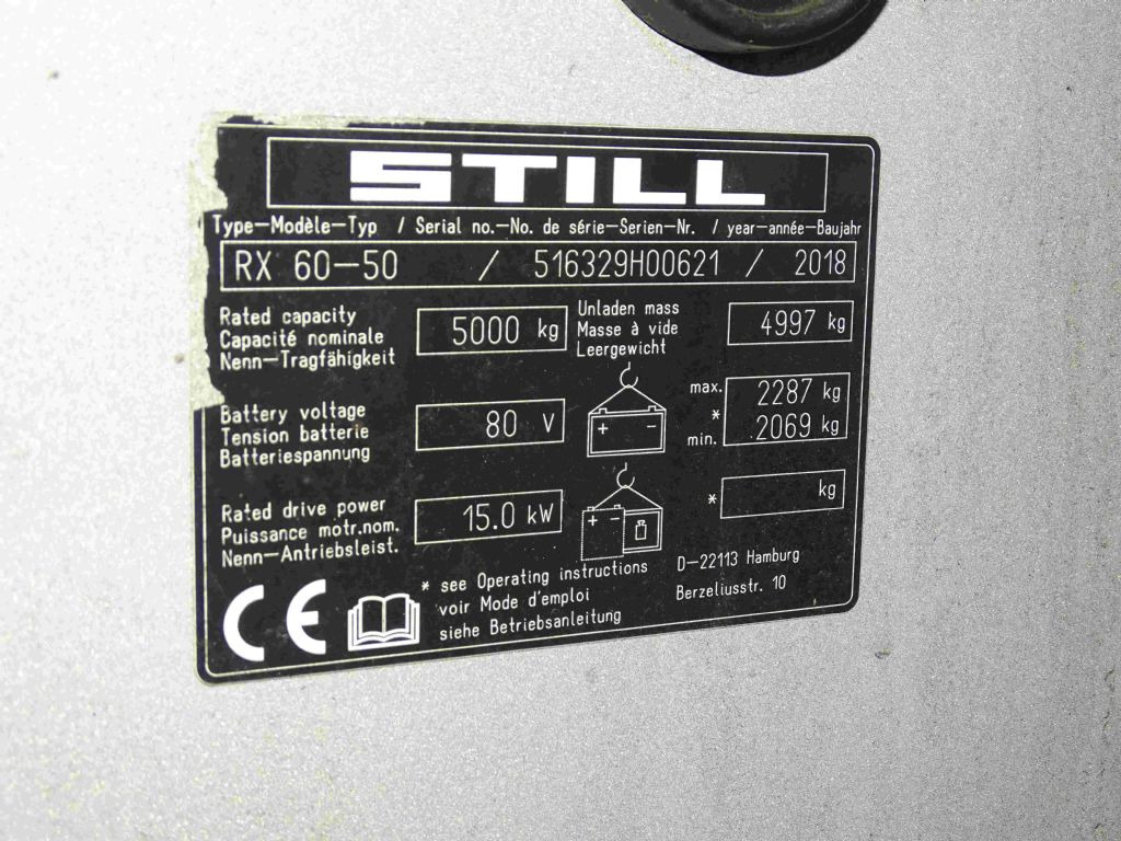 Still RX60-50 - Elektrostapler: das Bild 5 Still RX60-50 - Elektrostapler: das Bild 5