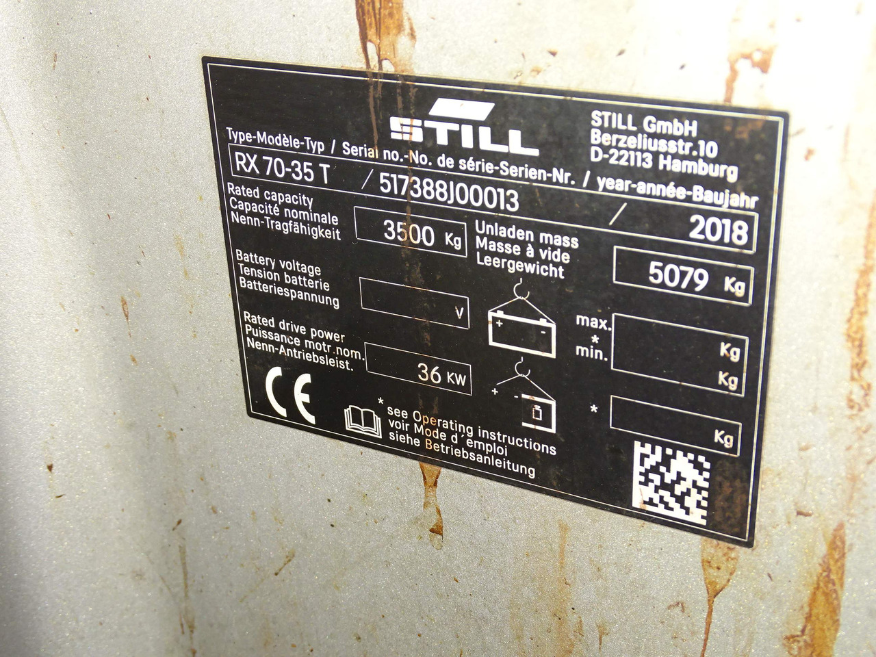 Still RX70-35T - Gabelstapler: das Bild 5 Still RX70-35T - Gabelstapler: das Bild 5