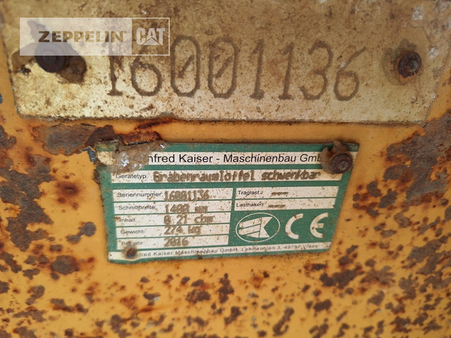 Cat GLV1400 CW10 - Baggerschaufel für Baumaschine: das Bild 5 Cat GLV1400 CW10 - Baggerschaufel für Baumaschine: das Bild 5