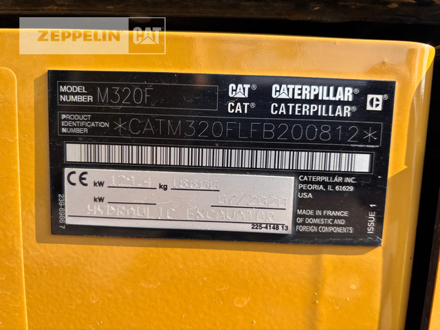 Mobilbagger Cat M320F: das Bild 15