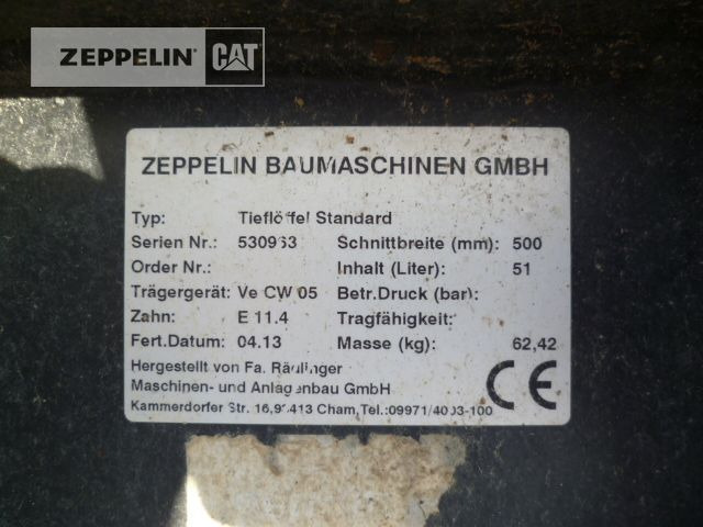Baggerschaufel für Baumaschine Sonstiges Rädlinger TL50,CW05: das Bild 6