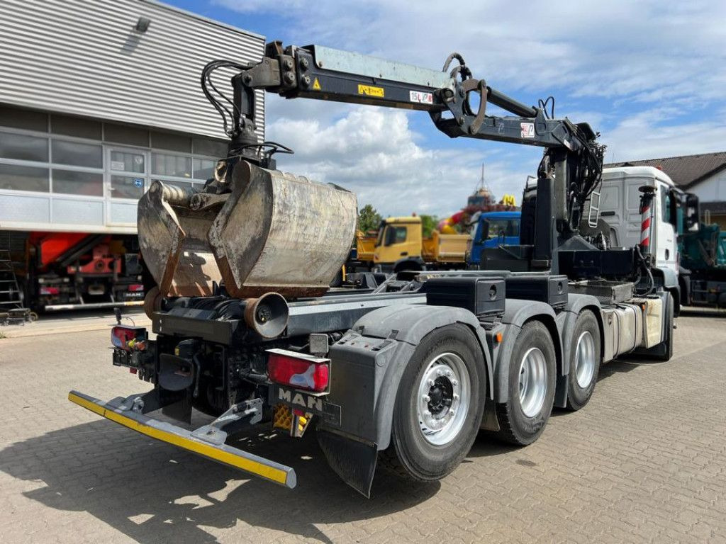 MAN TG-S 35.480 8x4 BL Abrollkipper mit Kran Penz-15 - Autokran: das Bild 5 MAN TG-S 35.480 8x4 BL Abrollkipper mit Kran Penz-15 - Autokran: das Bild 5